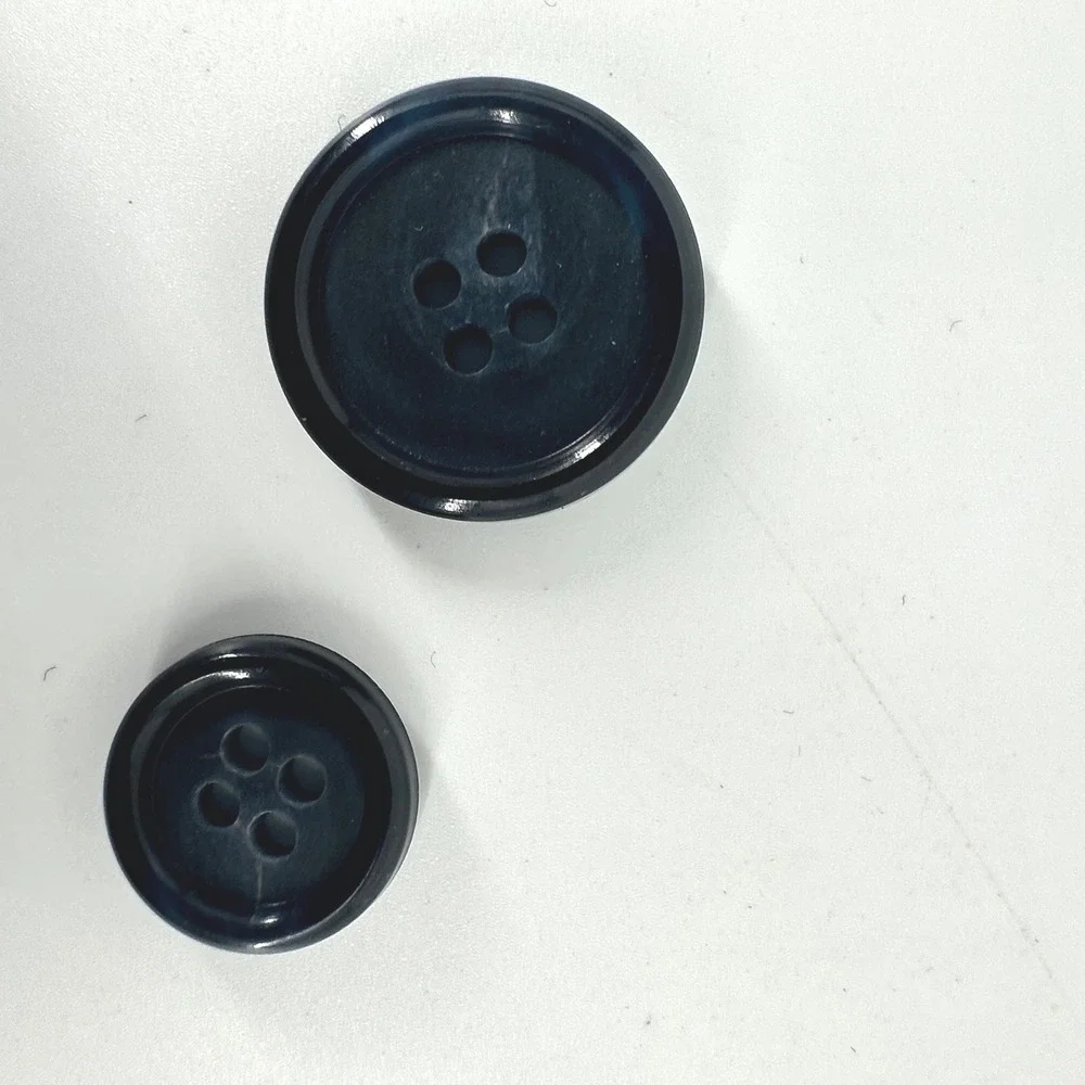 Replacement Blazer Buttons Unisex OS Black Sewing Repair Sleeve Front‎